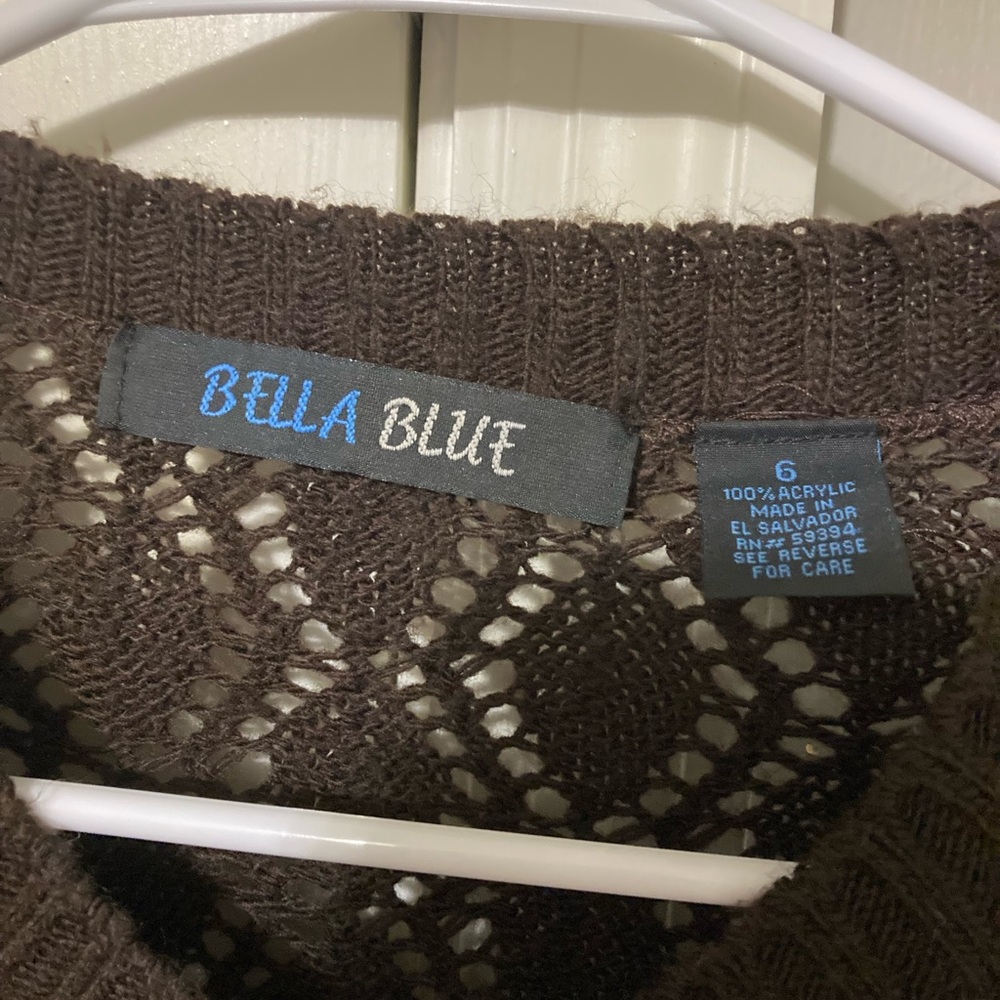 BellanBlue Chocolate Knit Women's Shrug - Picture 4 of 4